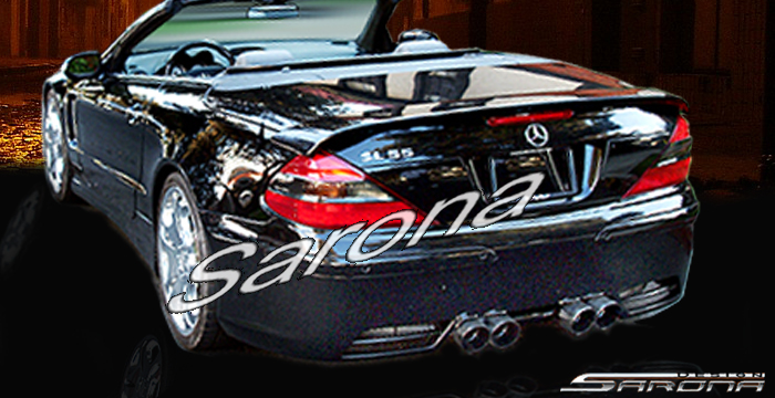 Custom Mercedes SL  Convertible Rear Bumper (2003 - 2012) - $1750.00 (Part #MB-069-RB)